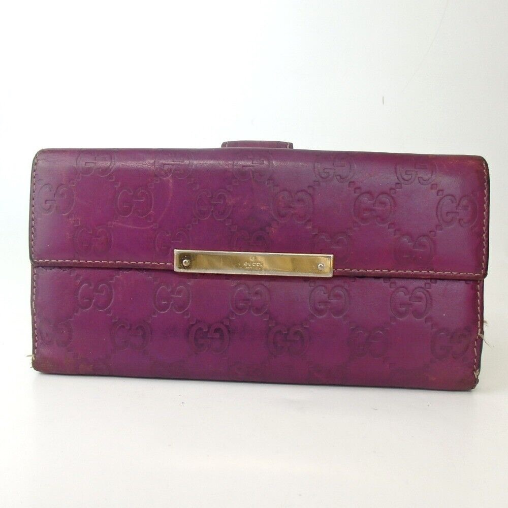 Authentic GUCCI Sima Wallets leather